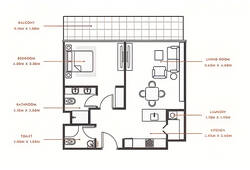 [Translate to ru:] 1 bedroom apartment